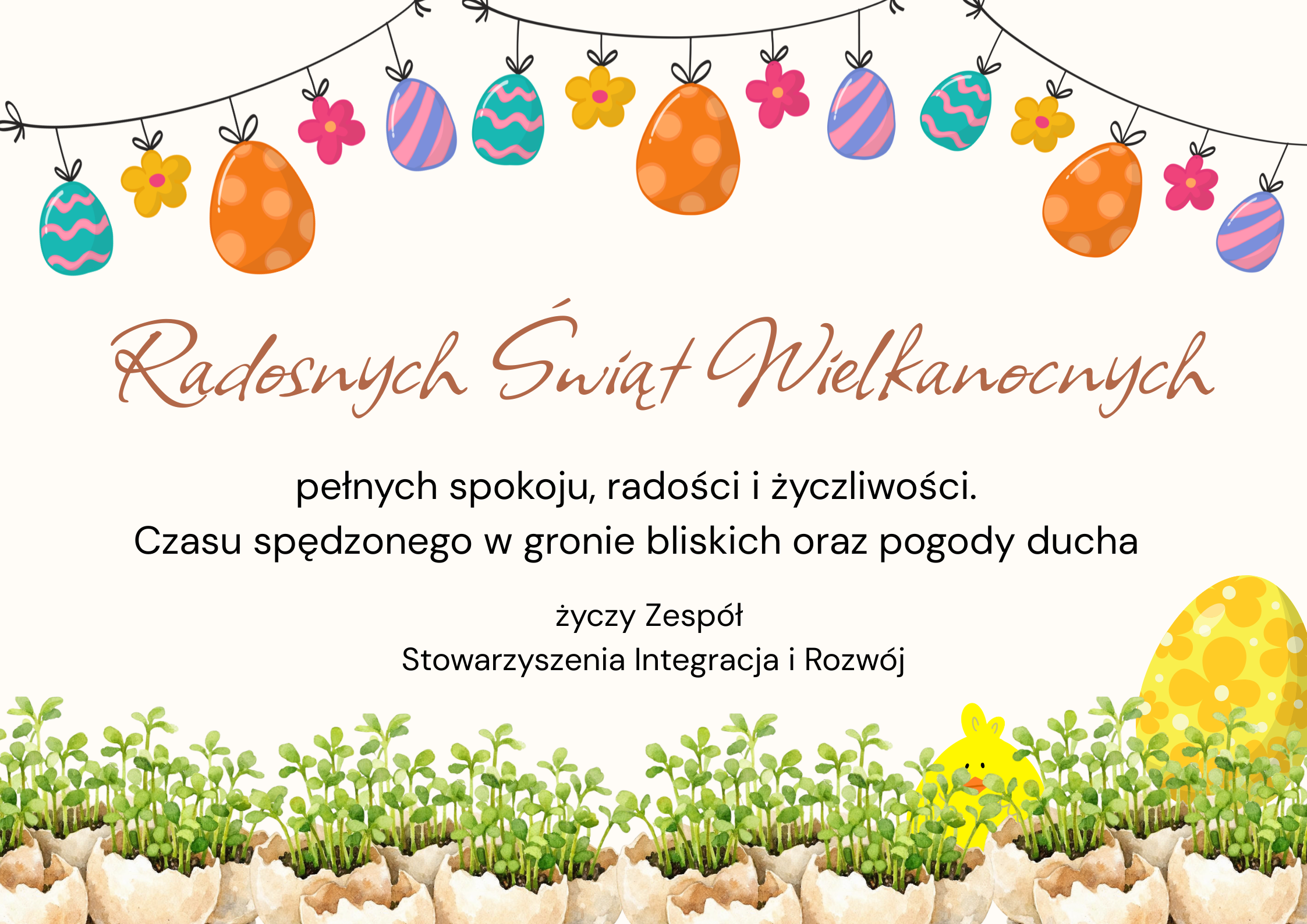 Radosnych Świąt Wielkanocnych